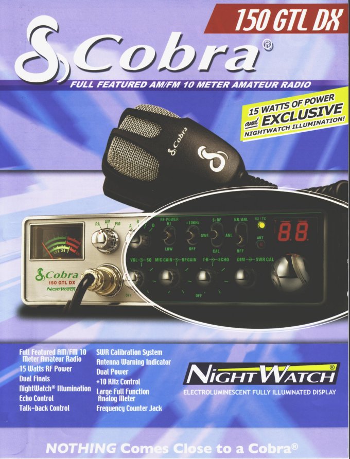 Cobra Gtl Dx Service Manual